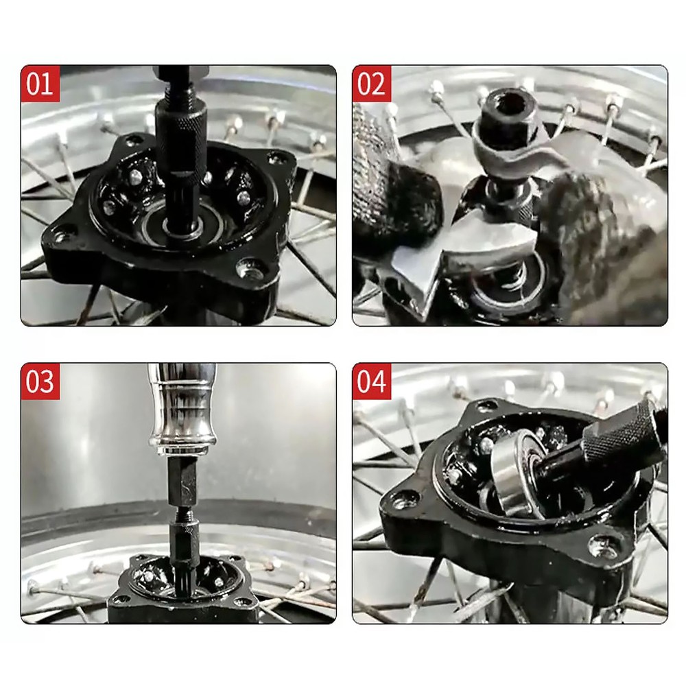 Blind Hole Collet suitable for disassembling bearings with 8-9mm inner diameter