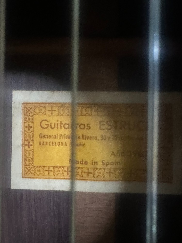 Juan Estruch 1967 classical guitar