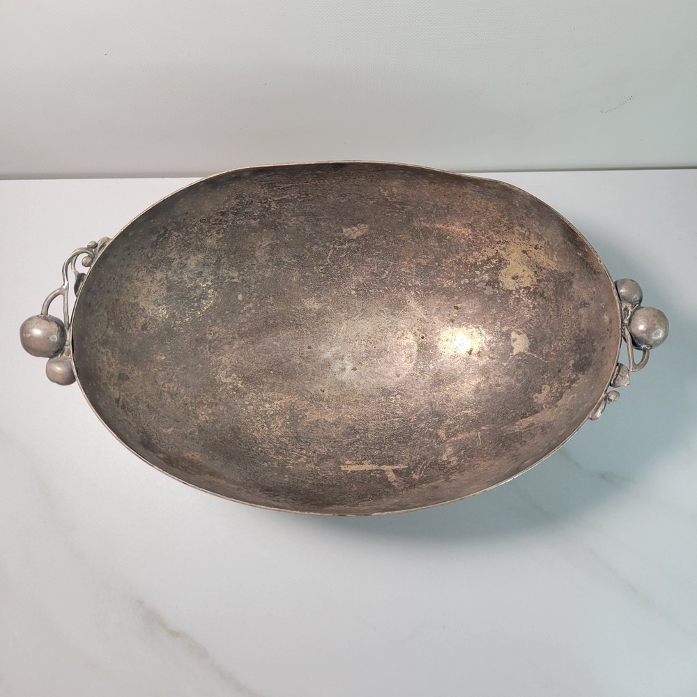 Wilcox Siver Co Silverplate Footed Oval Bowl Silver Plate