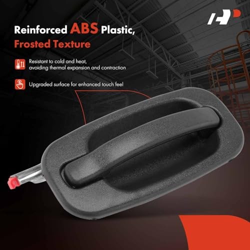 - Passenger Side Exterior Door Handle - Compatible Rear Right Textured Black