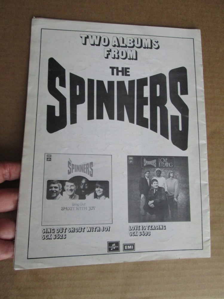 The Spinners Programme 1970's