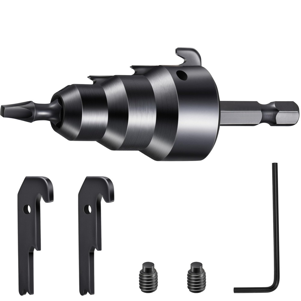 1/2'' 3/4'' Power Conduit Reamer Tools Kit Includes 3 Reamer Replacement Blades