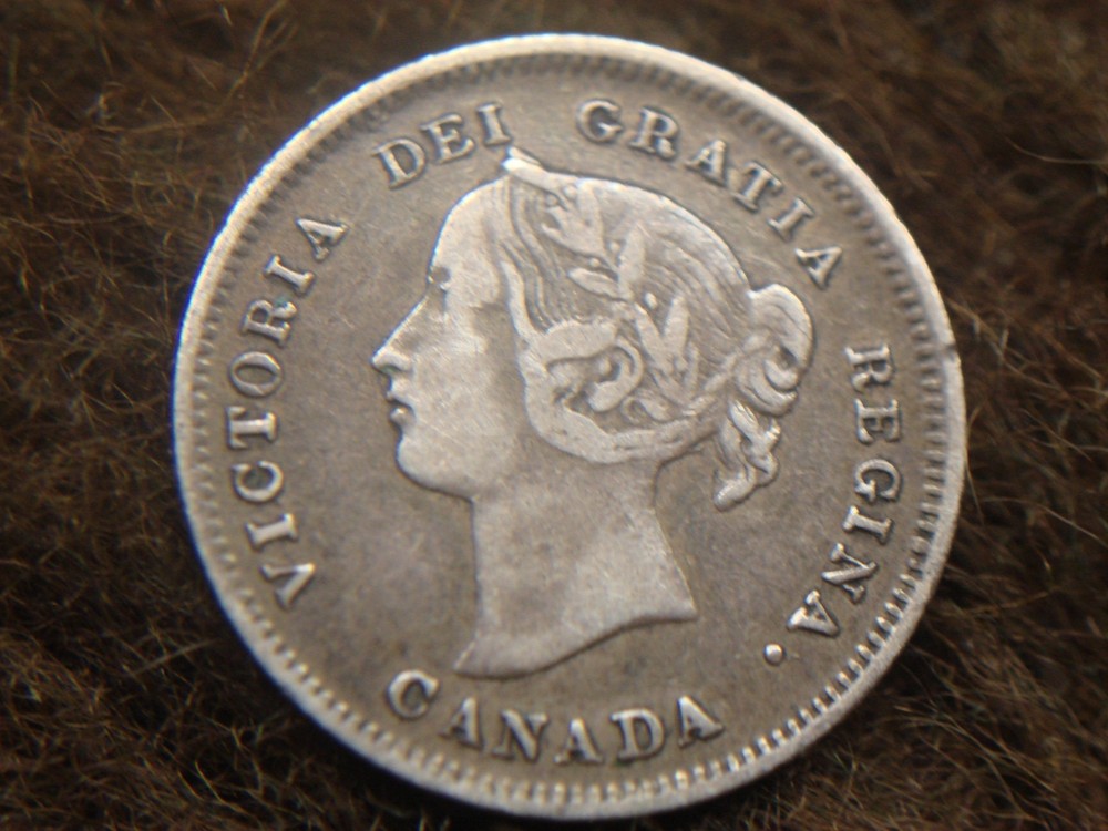 1899 - CANADA 5 CENT PC. - NICE QUEEN VICTORIA SERIES SILVER