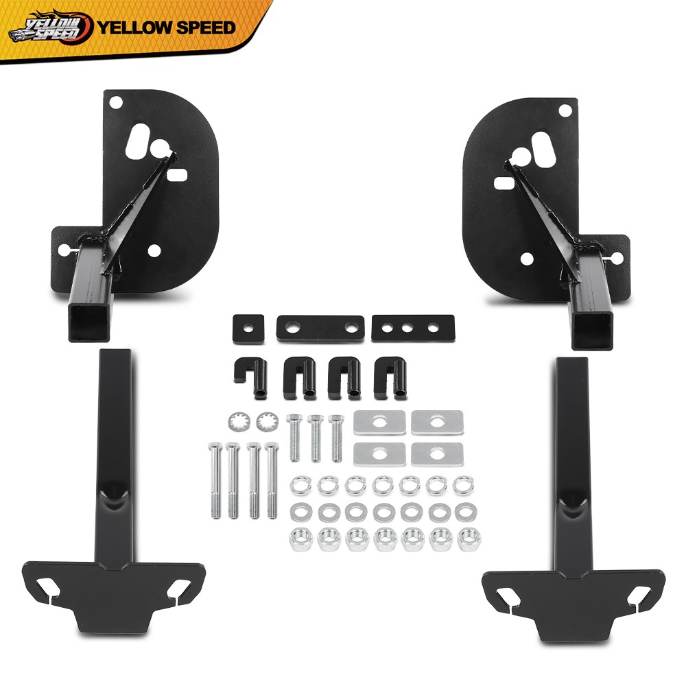 Front Camper Tie Downs Bar Fit For 2011-2016 Ford F-250 F-350 F-450 Super Duty