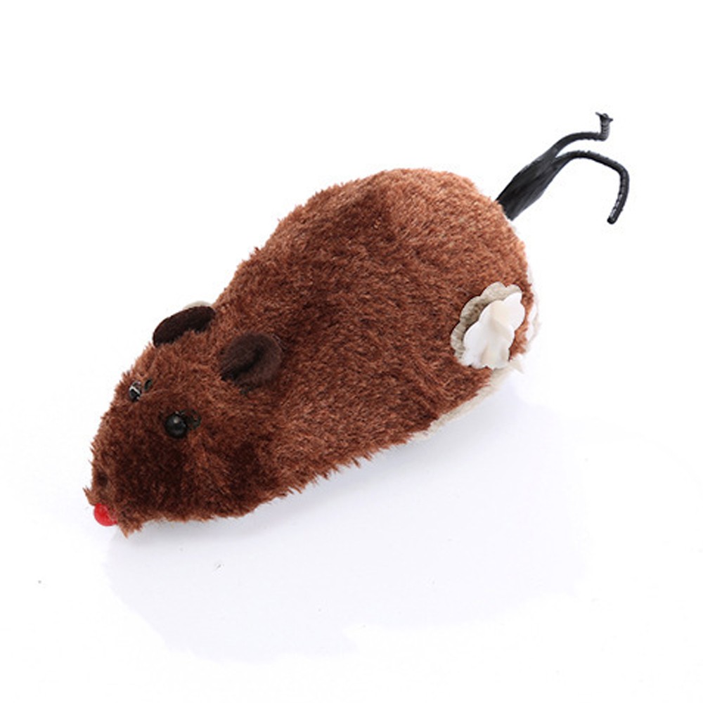 Interactive Cat Toy with Cartoon Mouse Design, Durable Plastic No Battery Needed