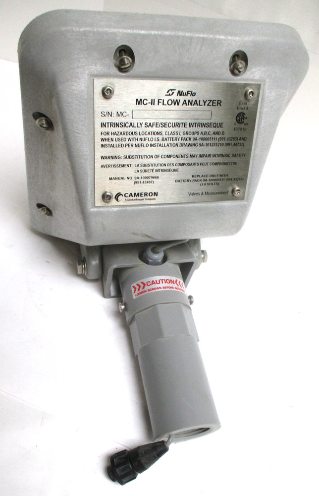 CAMERON NUFLO , MCII , FLOW ANALYZER , w/ BATTERY , SURPLUS