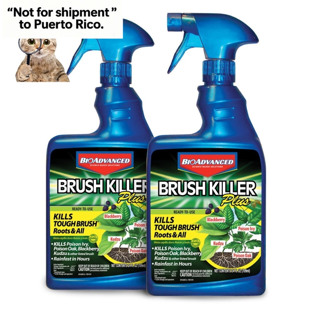 BioAdvanced Brush Killer Plus, Ready-to-Use, 24 oz (2-Pack)