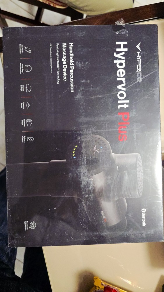 Hyperice Hypervolt Plus Bluetooth Percussion Massage Device Black *NEW*