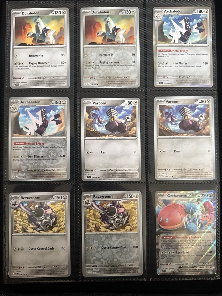 Complete Stellar Crown Base Set With Holos + EX + Energies!