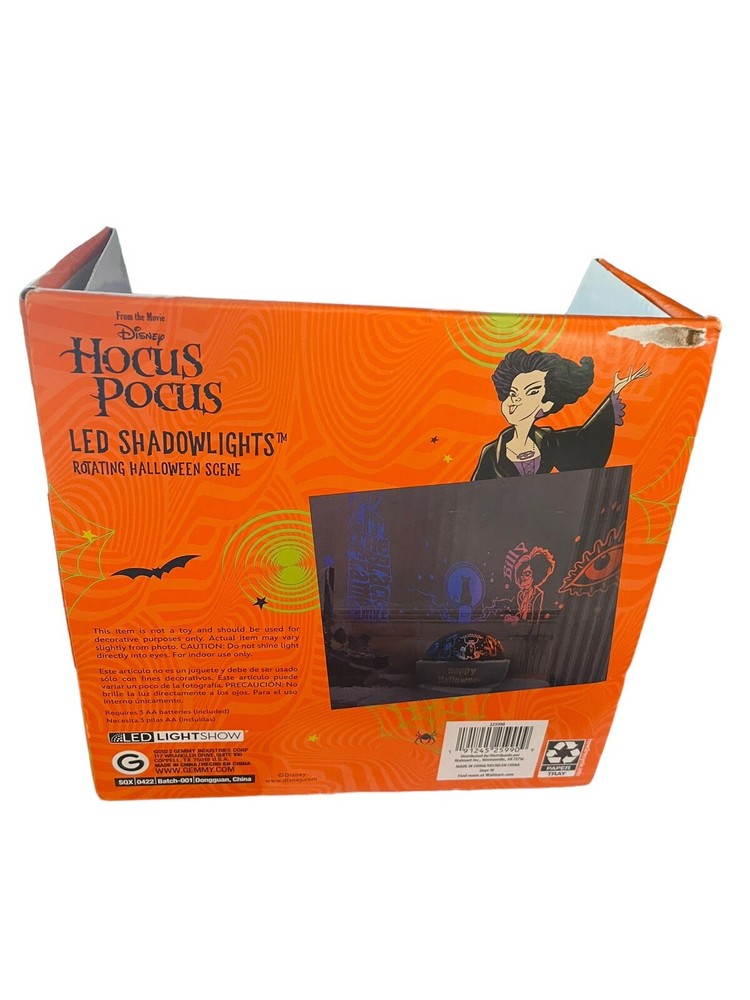 Disney Hocus Pocus Led Shadow Light Projector Halloween 2022