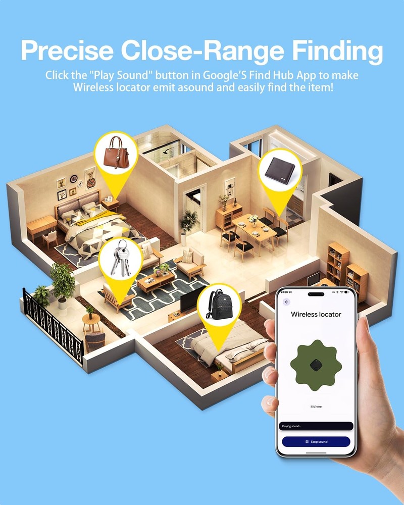 Bluetooth Tracker for Android - Key Finder Luggage Locator Device