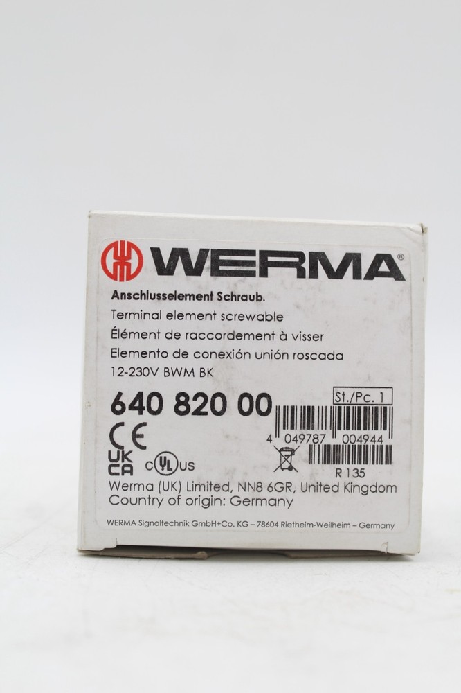 Werma 640 820 00 70mm Terminal Element