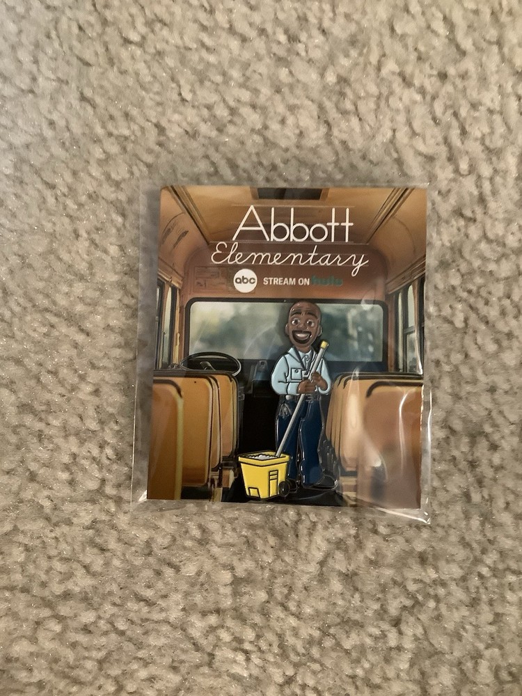 Abbott Elementary SDCC 2025 Comic Con Mr Johnson Pin Exclusive Rare