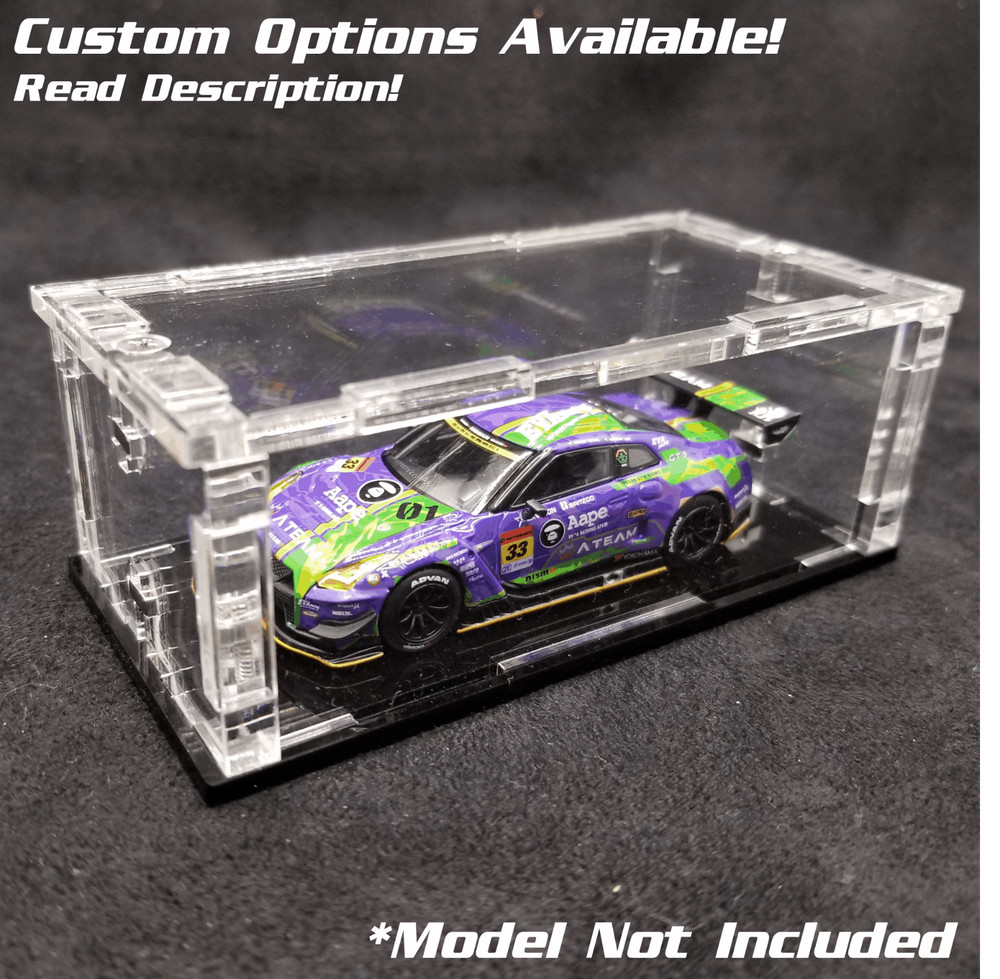 1/64 display case for hot wheels custom diecast car model