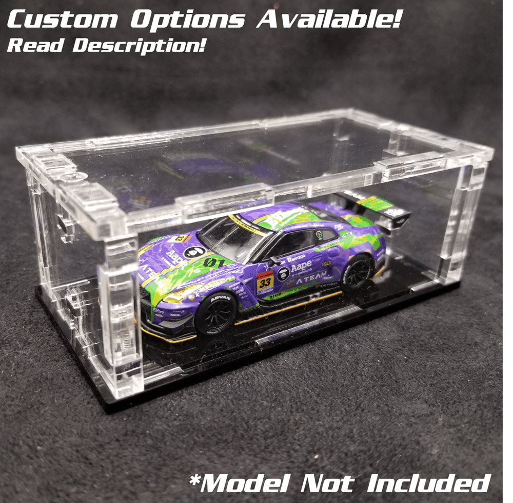 1/64 display case for hot wheels custom diecast car model
