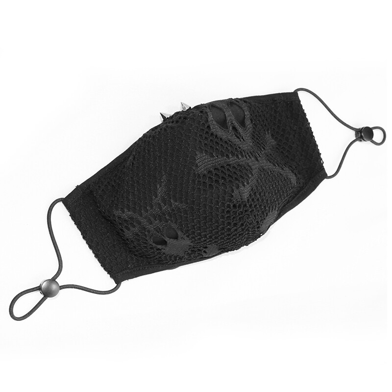 Face Mask Filter Pocket Reusable Washable Adjustable Unique Skull Punk Halloween