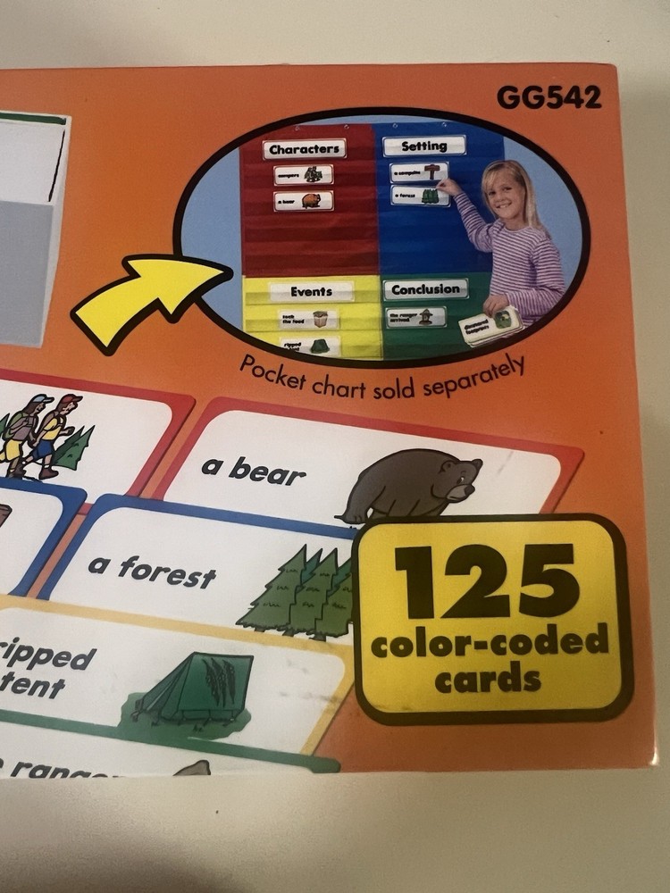 Lakeshore Map-A-Story Pocket Chart Program New