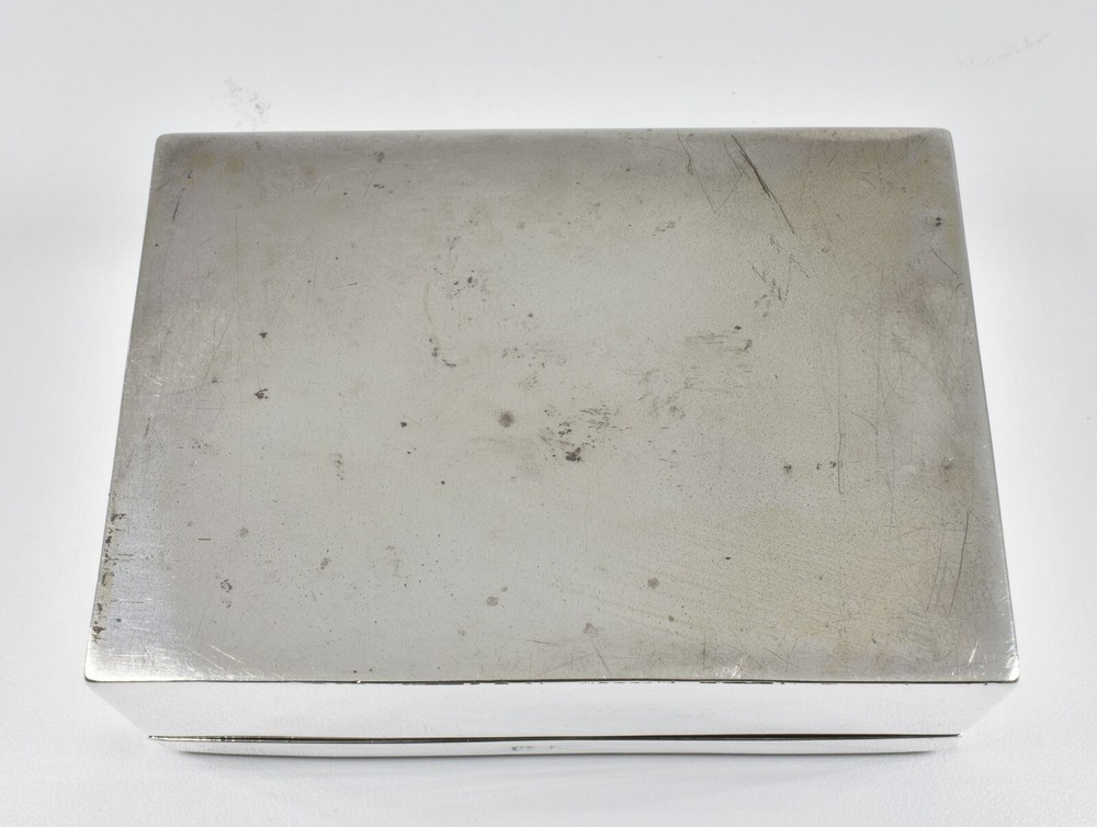 Antique Victorian Solid Silver Trinket/Snuff Box, (Deakin & Francis, 1901)