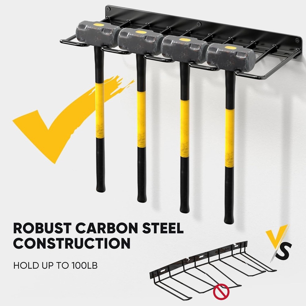 Power Tool Organizer Wall Mounted Power Tool Rack for Cordless Drill Storage