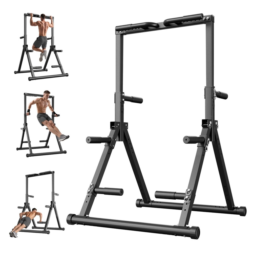 Foldable Pull Up Bar Free Standing, Strength Training Pull-up Bars Adjustable...