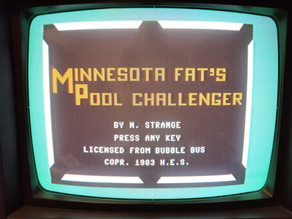 HESWare Minnesota Fats Pool Challenge Disk Commodore C64/128 Tested Working