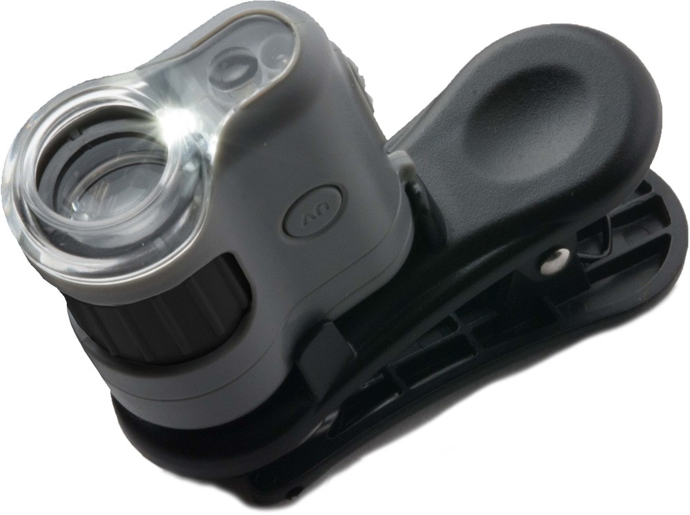 Carson MicroMini HookUpz 20X Microscope, Black/Grey, MM-380