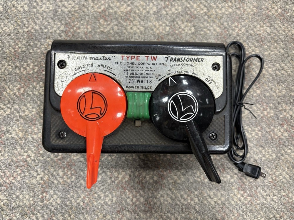 + Lionel Trainmaster Type TW Transformer 175 Watts Serviced & Tested