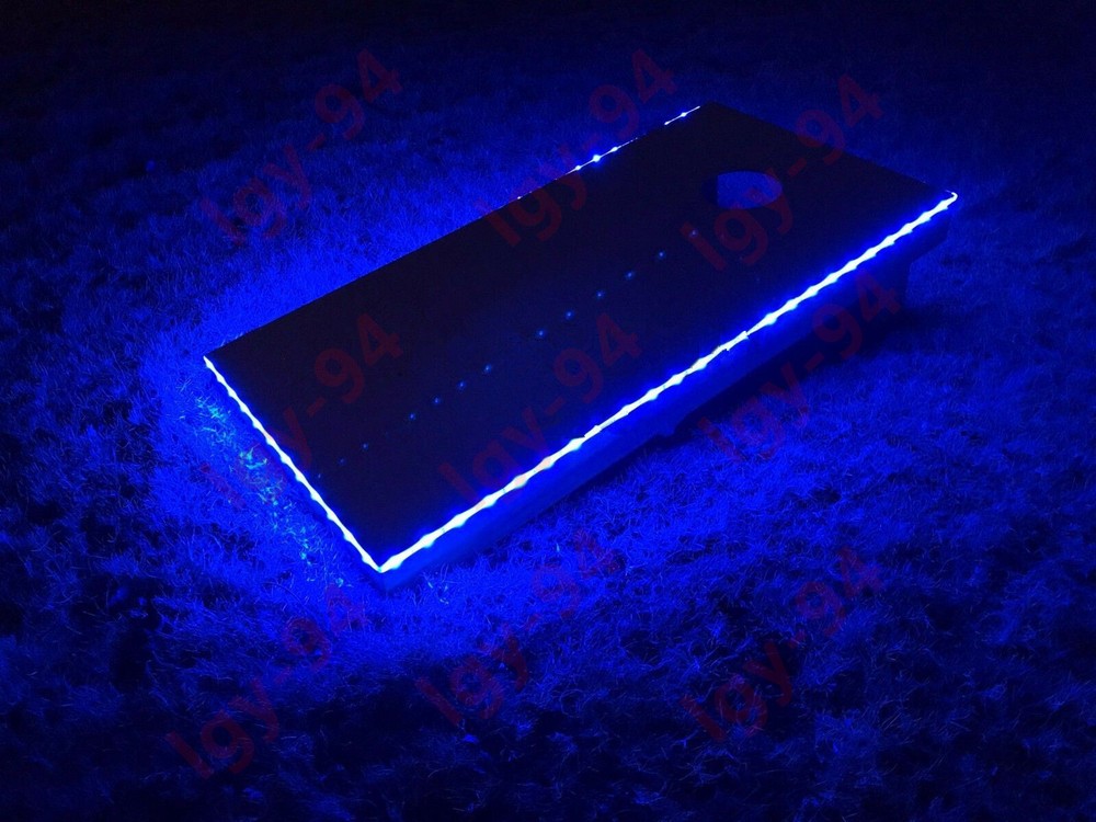 Blue Neon Glow EL Wire String Strip Decor Boat LED Light Car Party Controller BF