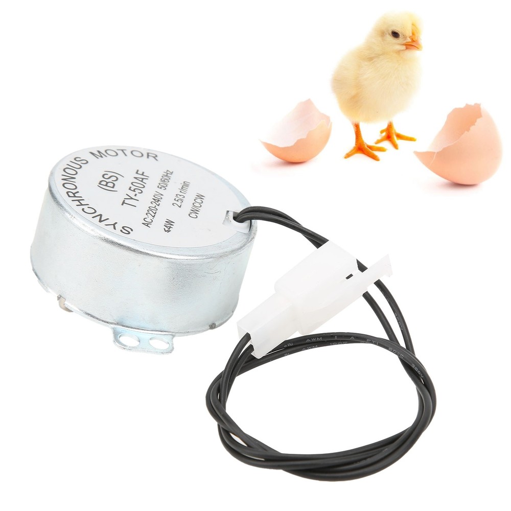 Automatic Incubator Motor CW / CCW Dual Mode Low Speed Egg Turning Mini