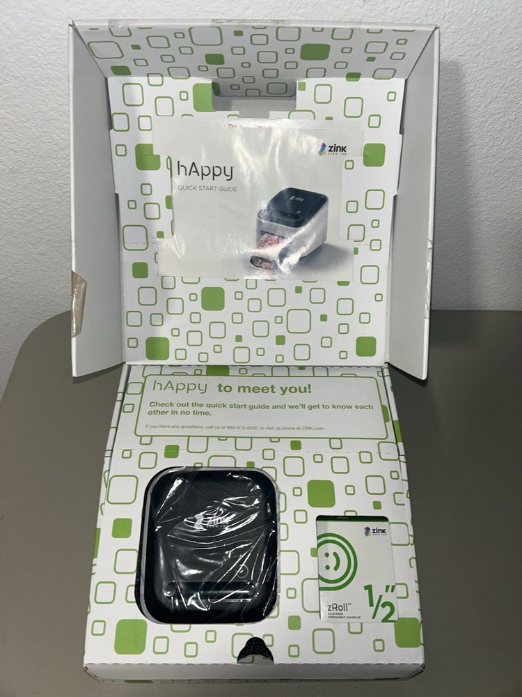 Wireless Zink Happy Smart App Printer Zero Ink Technology