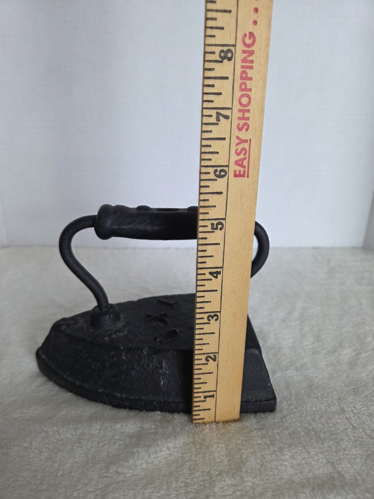 Antique 1920s Bowman Cast Iron #8 Iron Laundry Decor