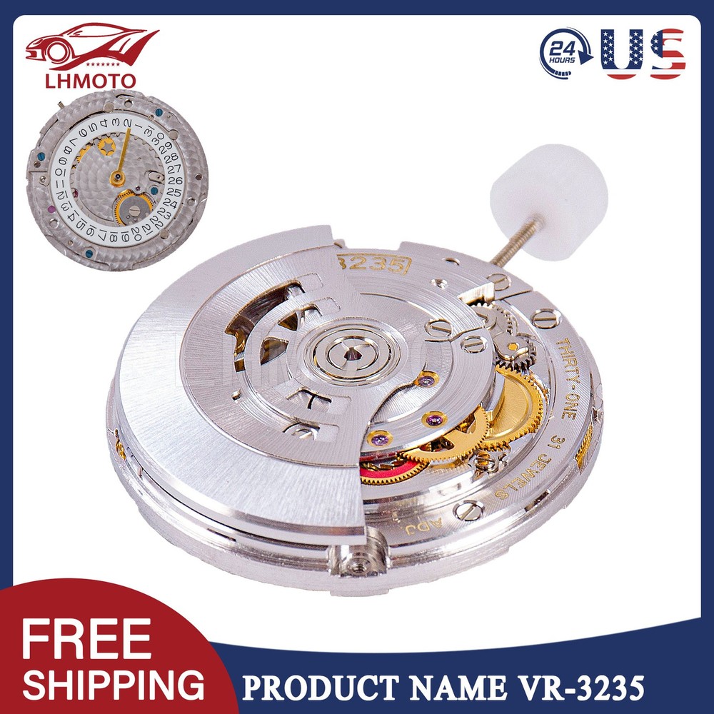Automatic Mechanical Movement Small date Disc Compatible with VR-3235 Modified