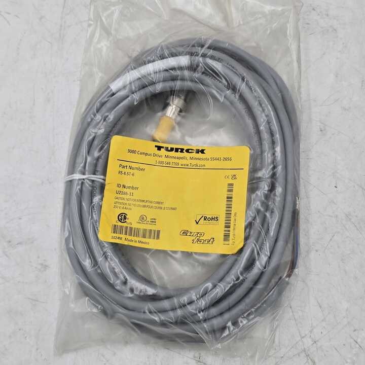 Turck RS 4.5T-6 Voice/Data/Video Wire & Cable