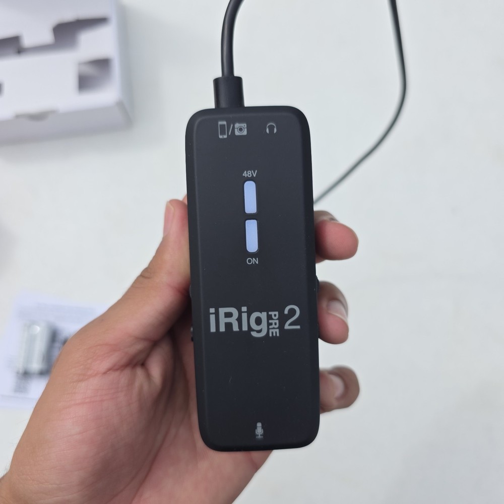 IK Multimedia iRig Pre 2 - XLR Microphone Interface for iOS Devices Damaged Box