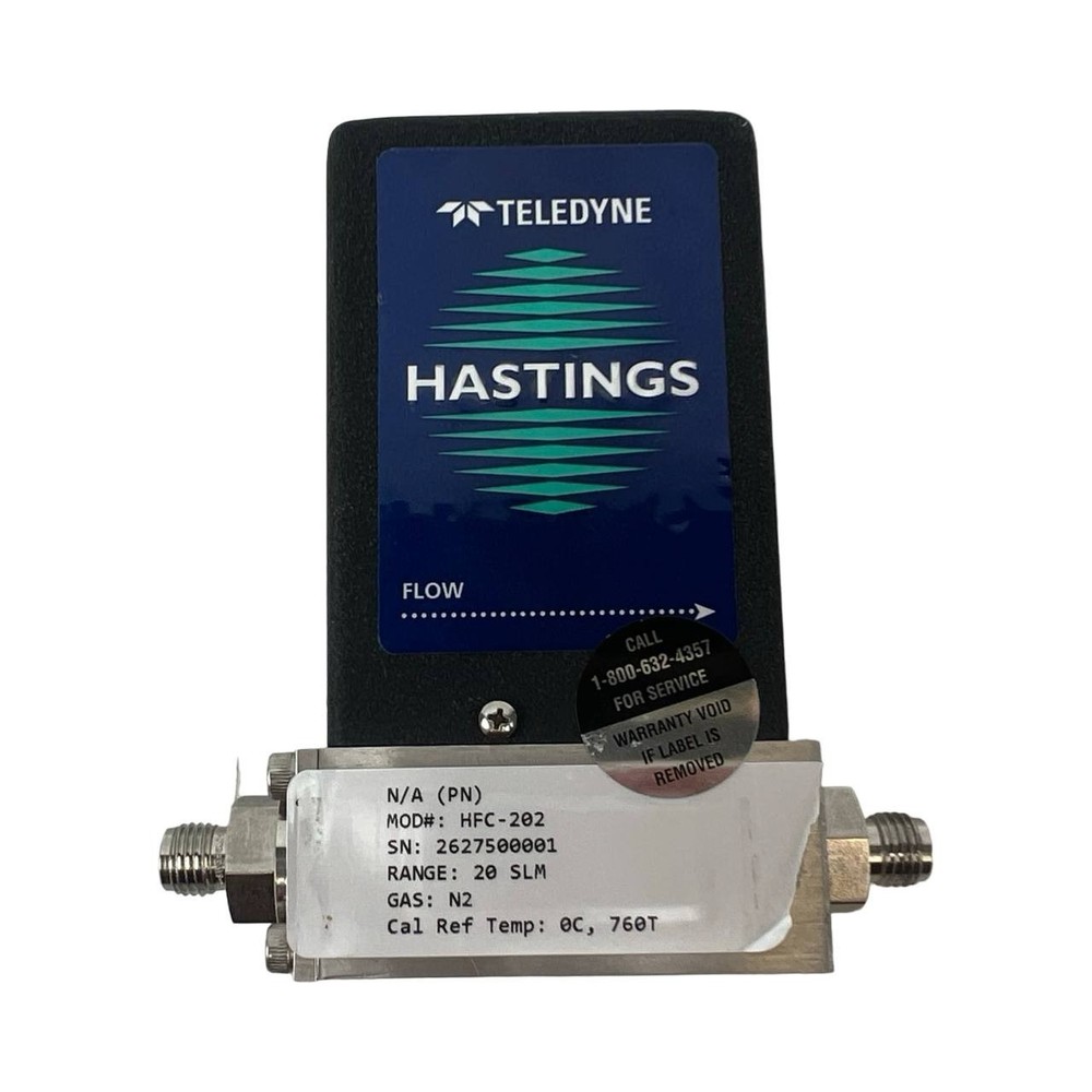 Teledyne Hastings model HFC-202 Mass Flow Controller Meter for Low Flow