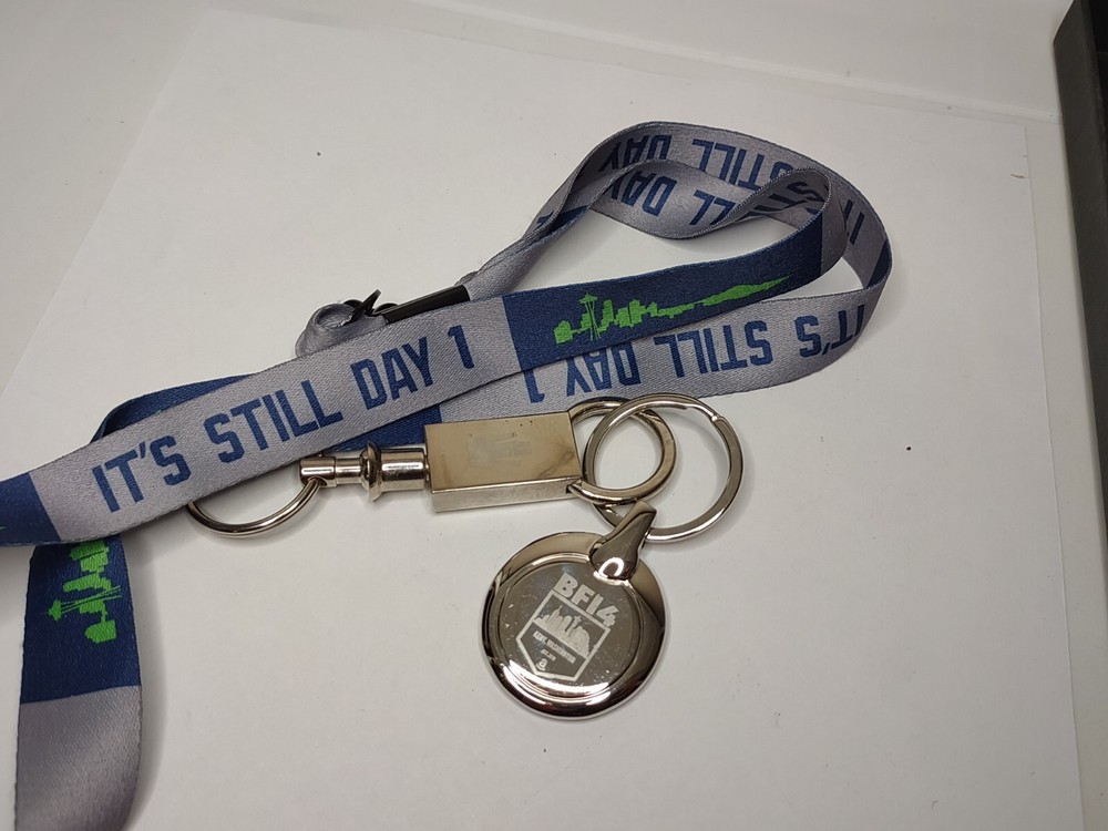 BF14 Still Day One Seattle Lanyard And Keychain