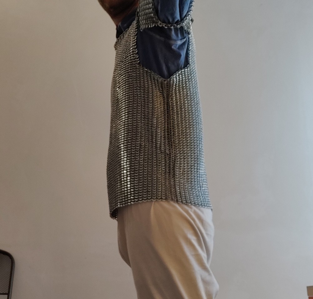 special construction knitting cotta - chain mail special construction