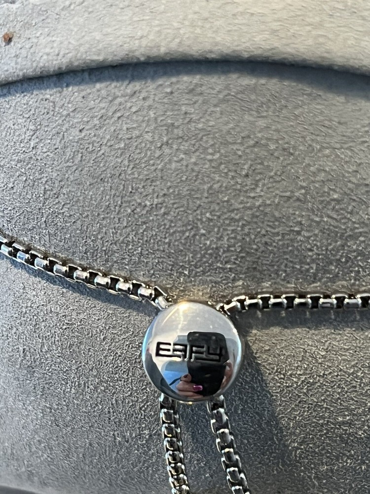 Effy Ruby 925 Stainless Silver Heart Adjustable Ladies Bracelet Beautiful Gift