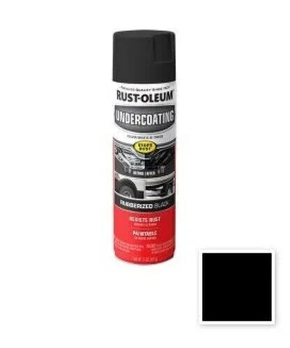 3 PACK Spray Black Rubberized Undercoating Aerosol Cans Stops Rust Formula NEW