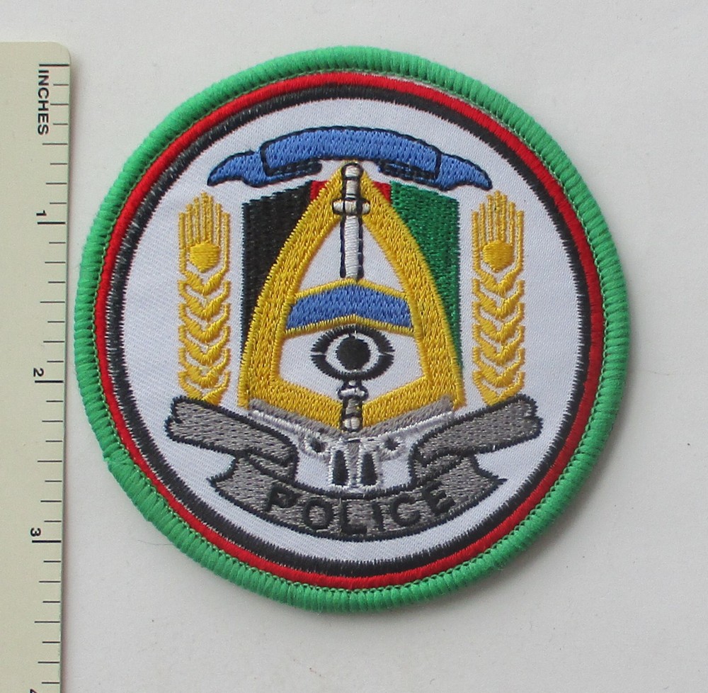 AFGHANISTAN NATIONAL POLICE PATCH Insignia Hook & Loop Back