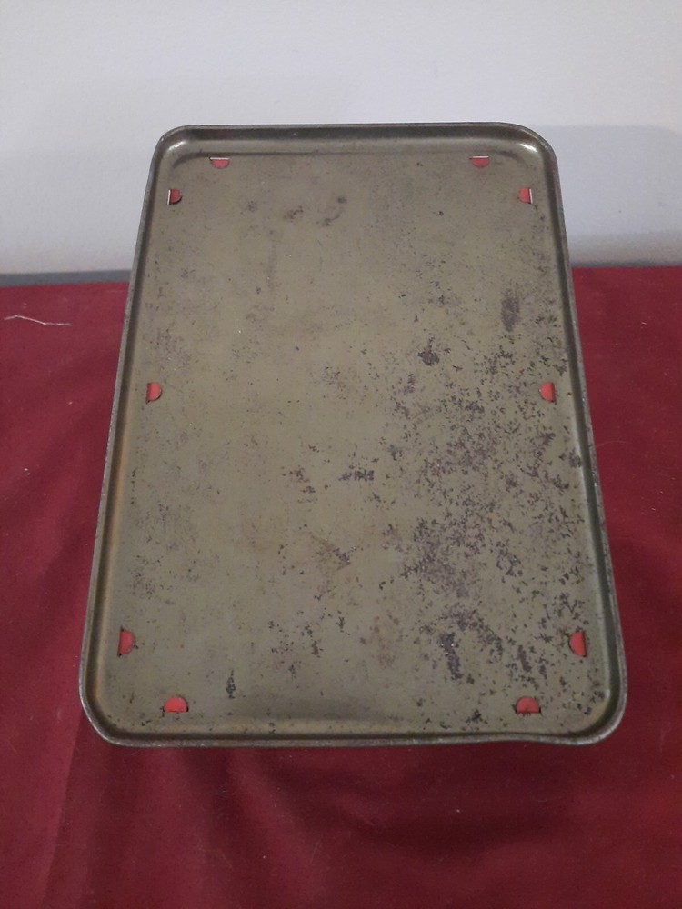 Wolverine Metal Tin Advantage 1940s Adding Machine Hand Pull Working Calculator