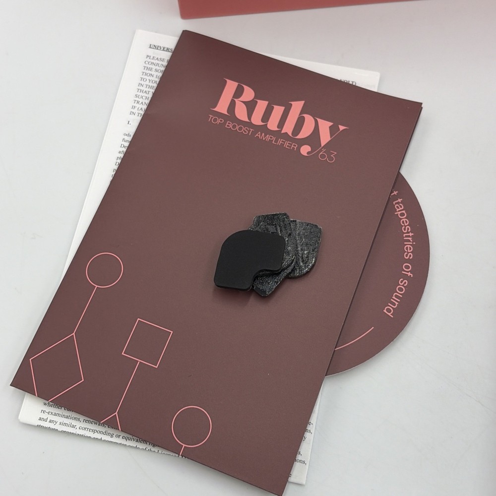 Universal Audio Ruby '63 Top Boost Amplifier Pedal Open Box w/ Box