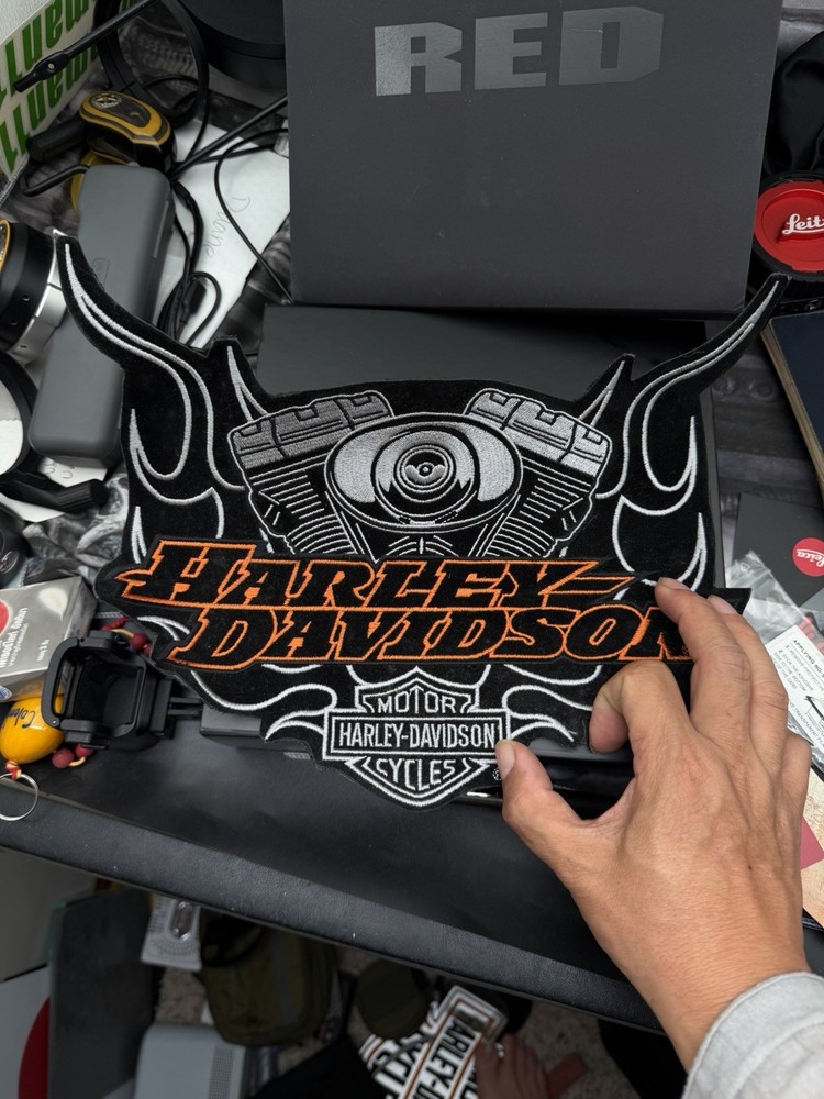 harley davidson V Twin Patch XXL