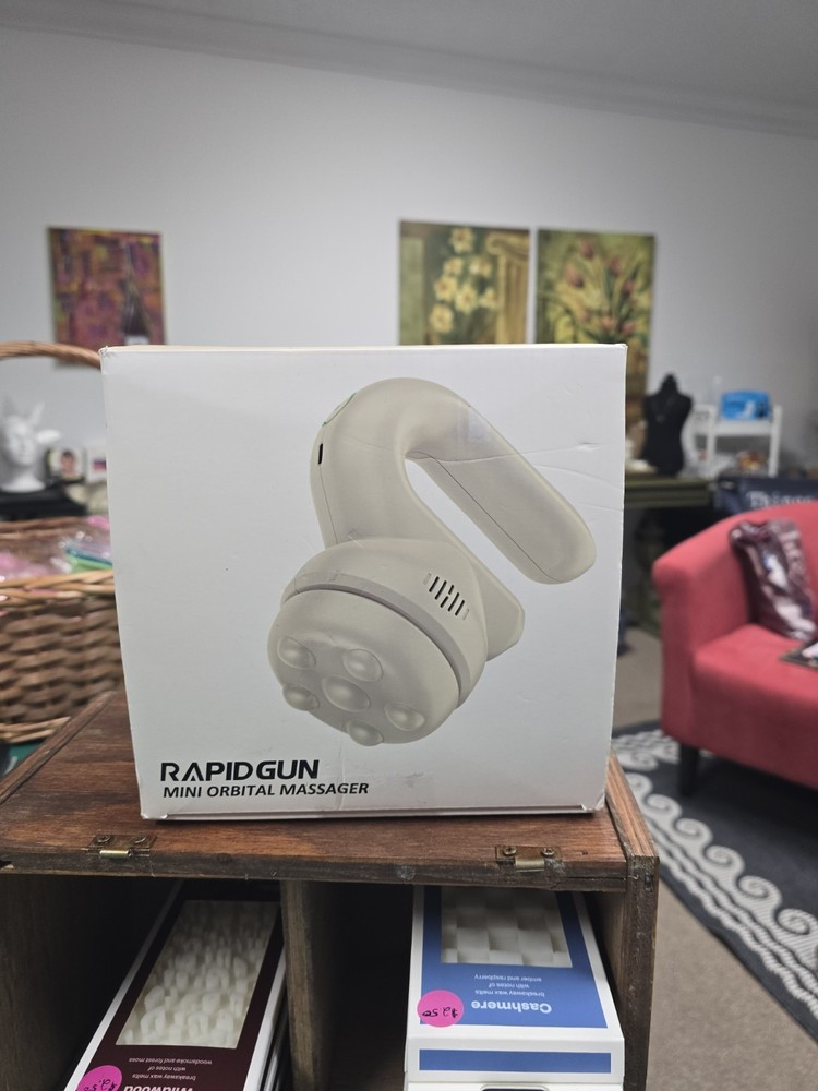 Prime Handheld Mini Therapy Massager - 3D Rotating &Vibrating Deep Tissue Bac...