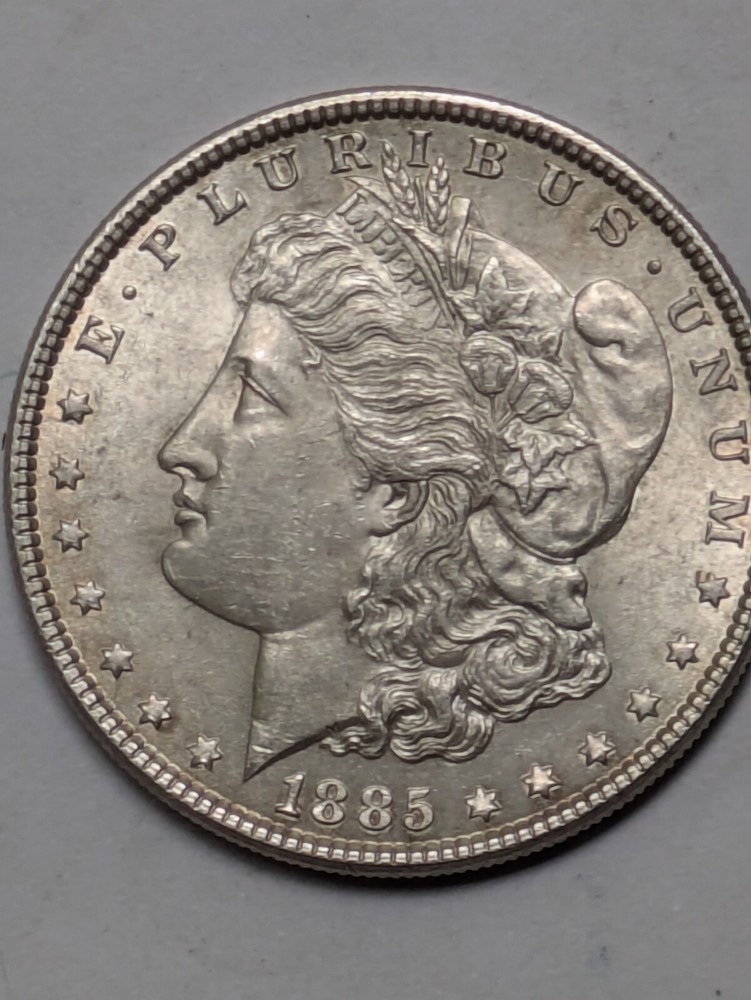 1885 P Morgan Silver Dollar  Uncirculated $1