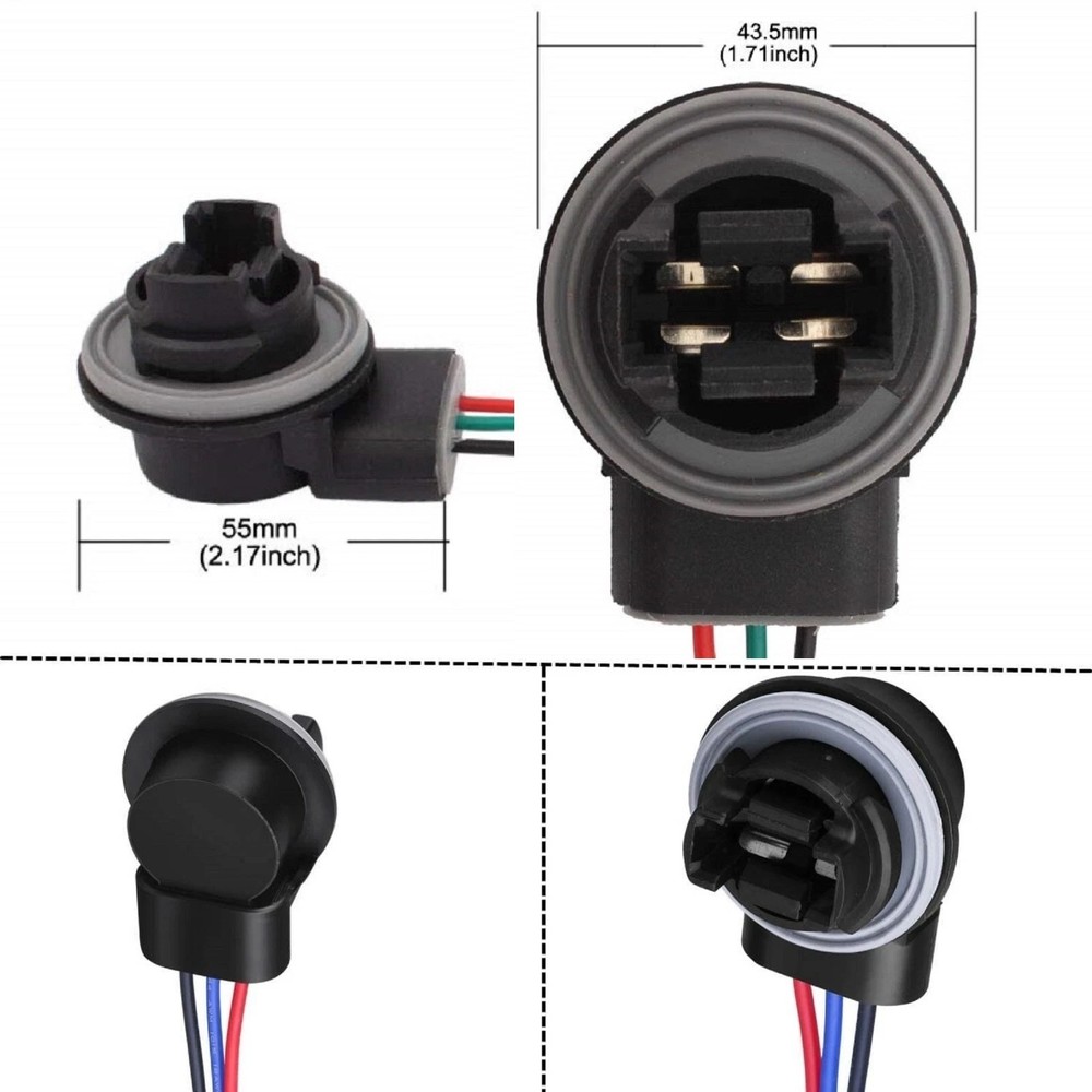 Wire LED Resistor Canceler Error Decoder 3157 S Harness Rear Turn Signal Plug