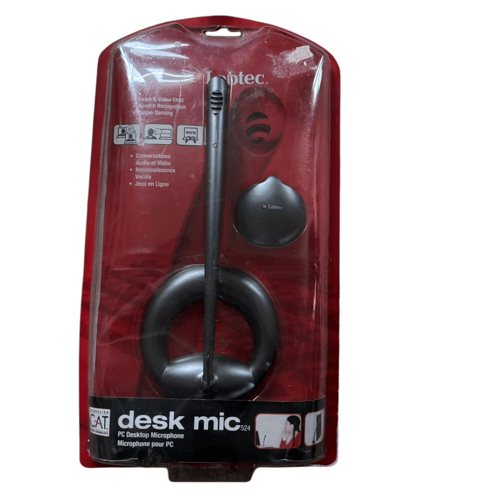 Labtec Desk Mic PC Desktop Microphone *New*