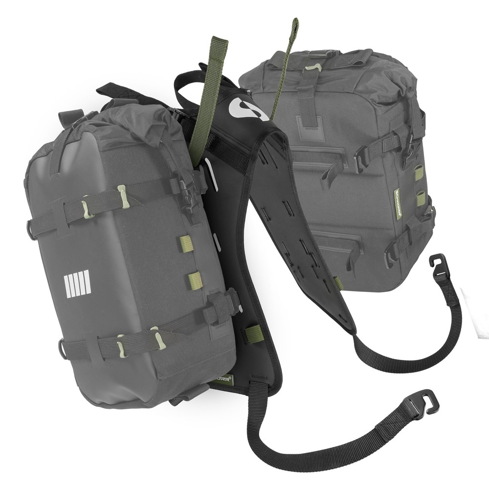 IBEX Strap Base SCHNORR BagHub Bridge Compatible with Ducati DesertX Black