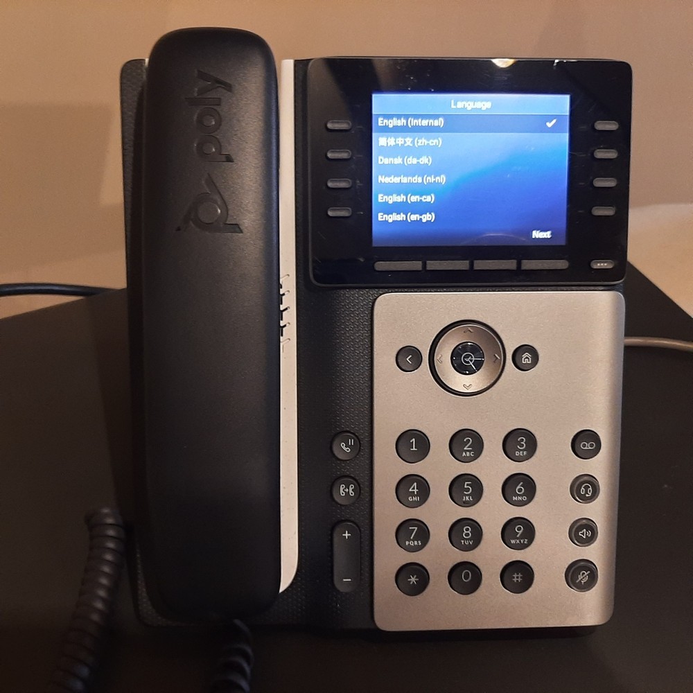 Poly Edge E320 IP Phone - Excellent Condition - Factory Reset - Tested
