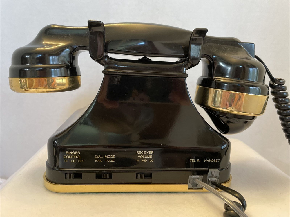 Vintage Retro Thomas Model 1931 Phone Push Button with Paperwork